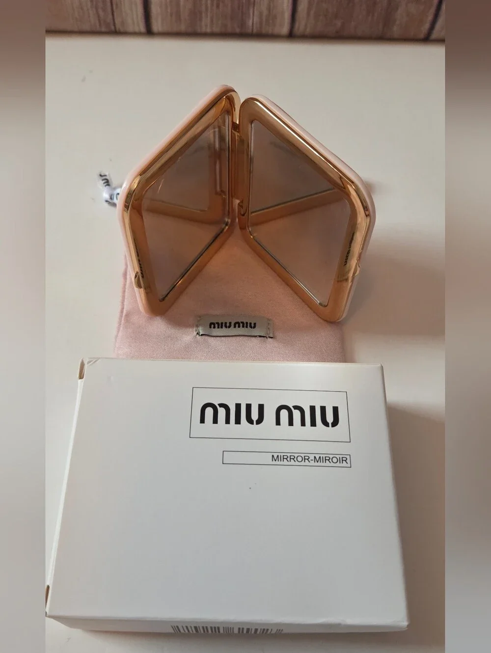 Miu Miu Compact Mirror NIB Dust Bag Included